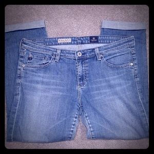 Adriano Goldschmied slim straight cuffed capri